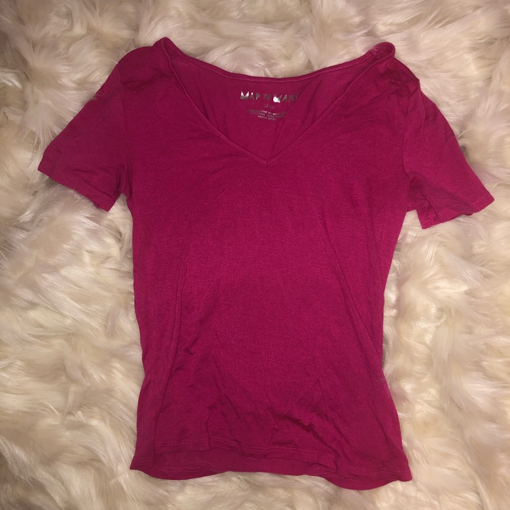 Women’s Hot Pink Fitted Tee